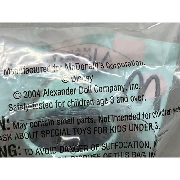 McDonald's Happy Meal 2004 Madame Alexander Wendy Doll as Jasmine Toy #1 - Picture 5 of 6